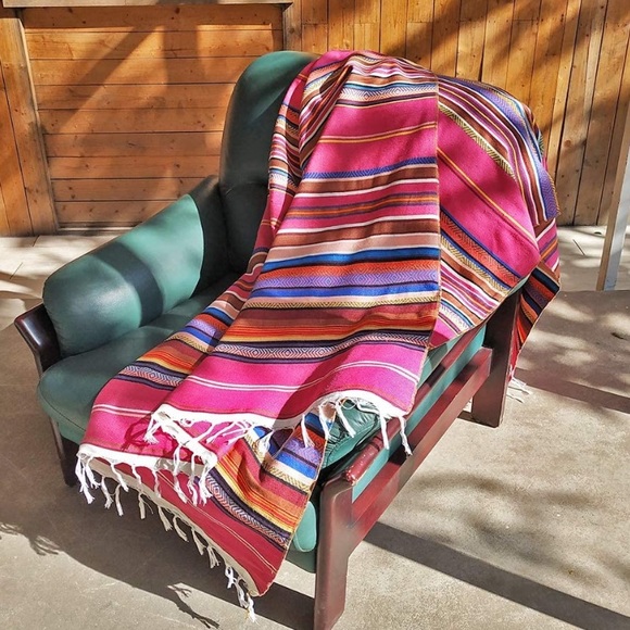 Other - Mexican Inspired Serape Artisan Throw Blanket